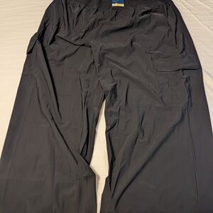 Old Navy Black 3X Wide Leg Tech Pants